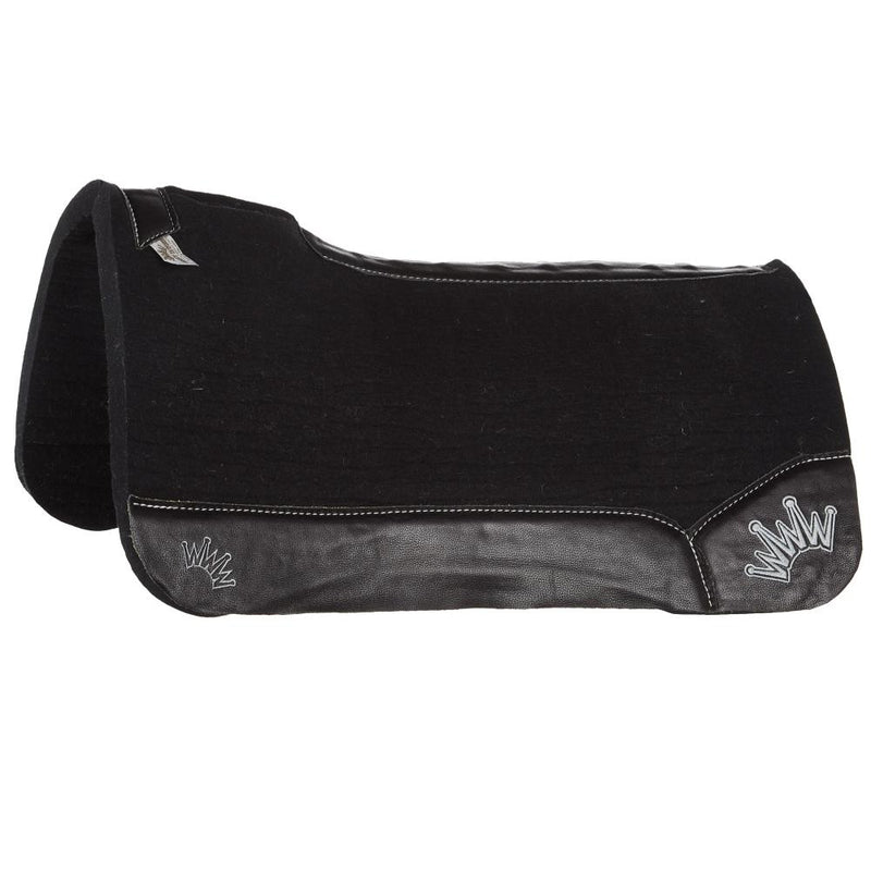 1 1/4 Inch Kush Black Felt Saddle Pad