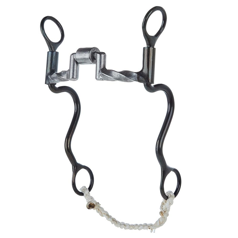 Hinged Roller Port Twisted Bars Calvary Shank Bit