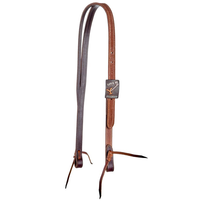 3/4 Inch Lets Go Brandin Roughout Headstall