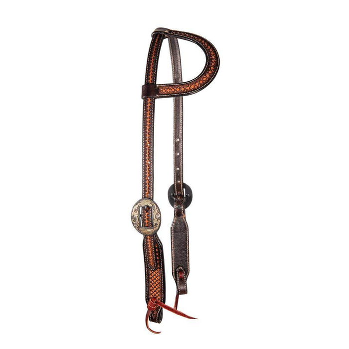 Professionals Choice Two Tone Reptile Single Ear Headstall