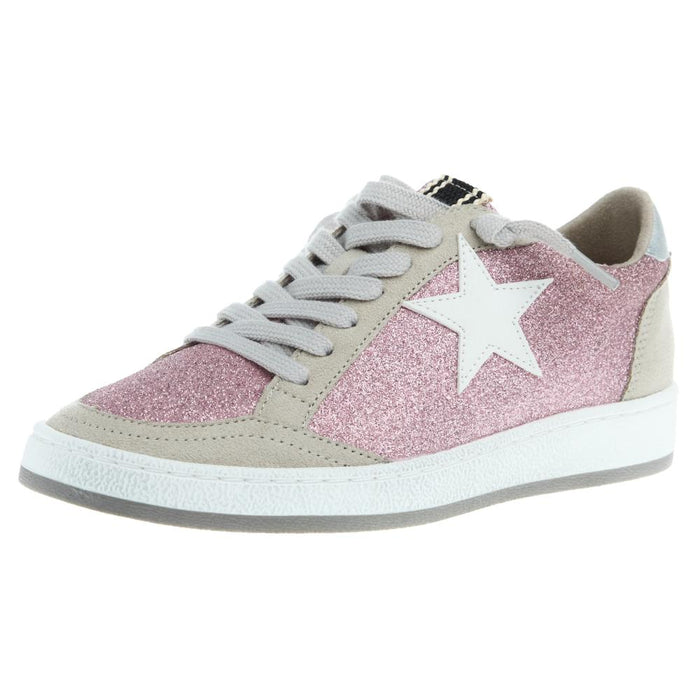 Kid`s Paz Pink Glitter Casual Shoe