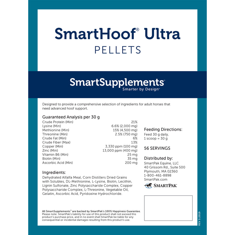 Smartequine SmartHoof Ultra Pellets 7.6 lb Bag