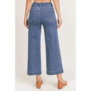 Women's Ankle Wide Leg Jeans