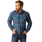 Mens Harland Retro Snap Long Sleeve Shirt