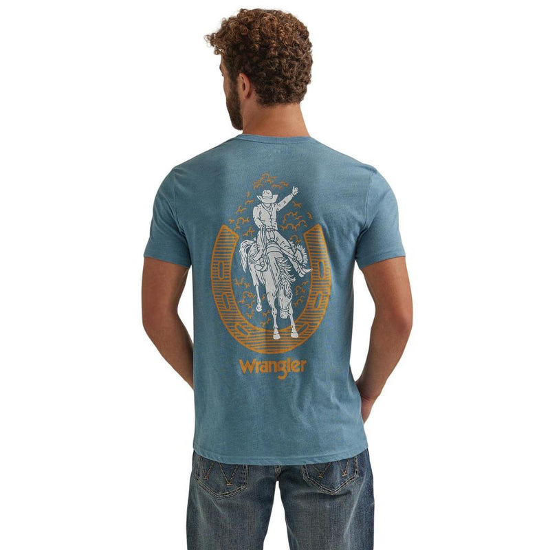 Men's Blue Horseshoe Tee