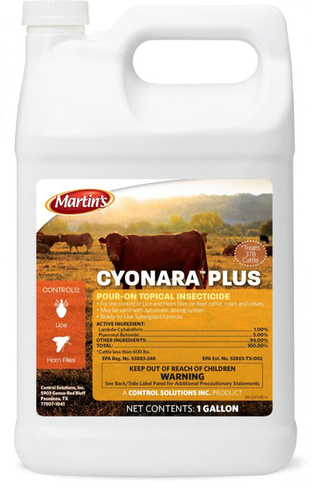Martin's Cyonara Plus Pour On Insecticide