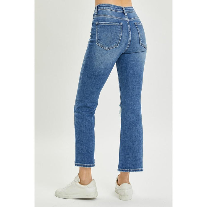 Women's High Rise Distressed Jeans