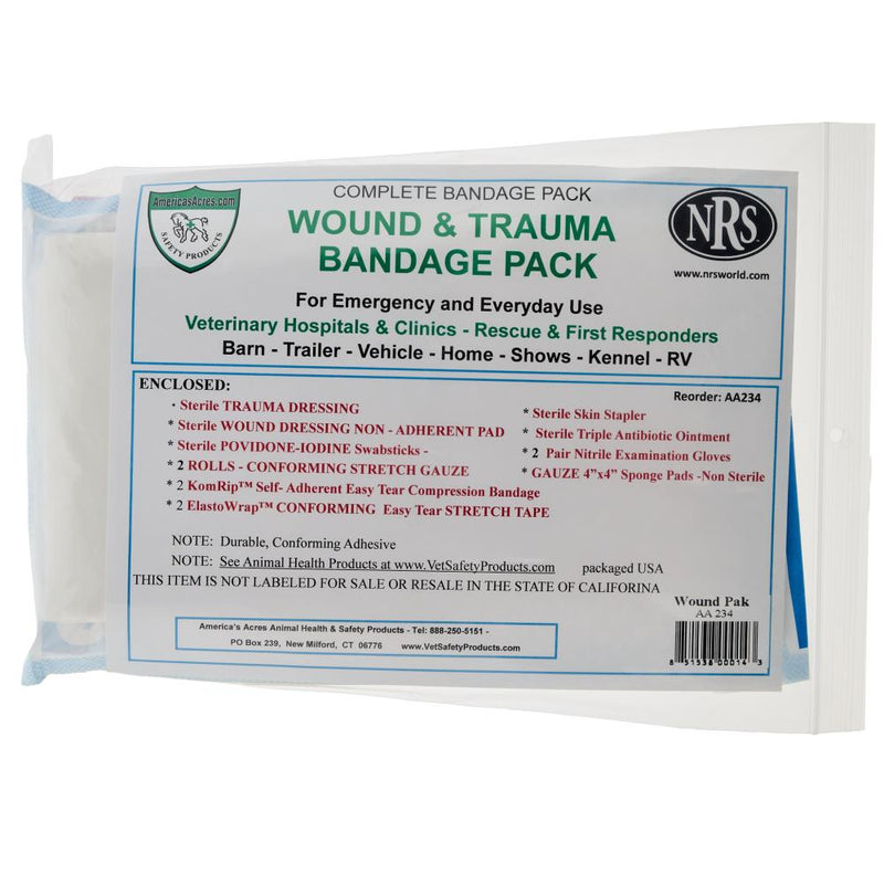 Wound and Trauma Bandage Pack