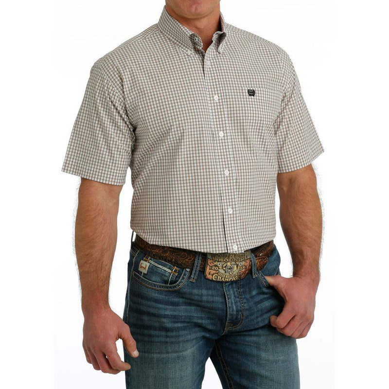 Cinch Men's Classic Fit Plaid Button Down