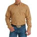 Cinch Men's Orange Print Button Down Shirt