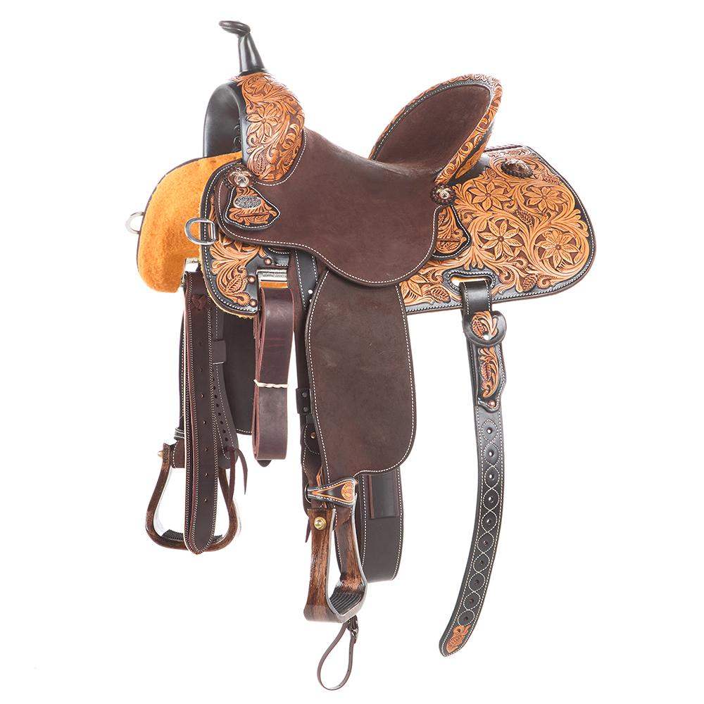 Martin Saddlery 13.5in Natural 1/2 Breed Desert Flower Stingray