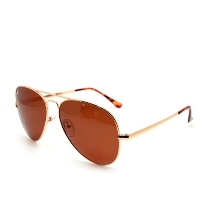 Tex Brown Aviator Sunglasses