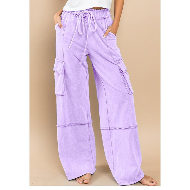 Women's Lavender Cargo Pants