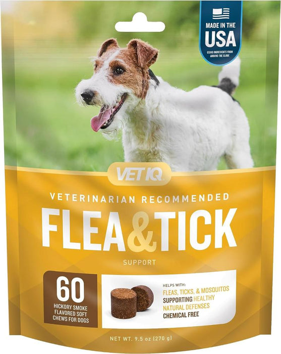 Vet Flea and Tick Soft Chew for Dogs 60ct