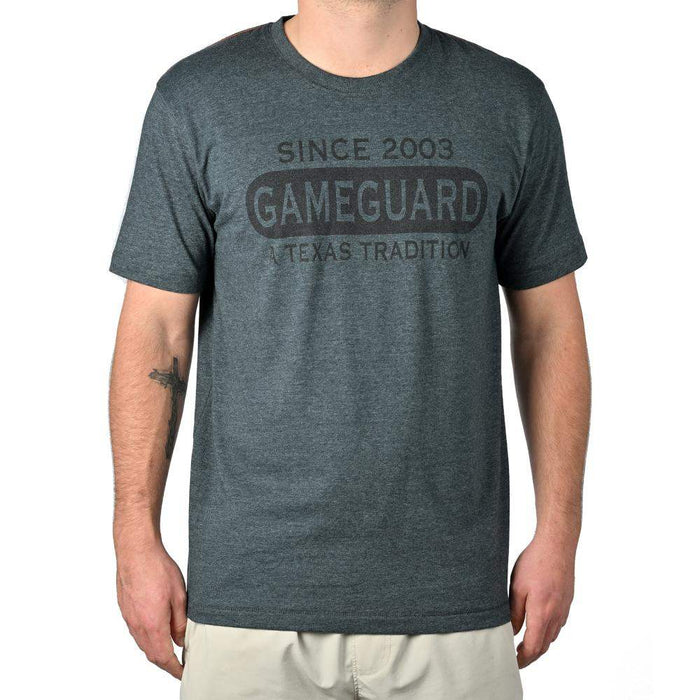 Game Guard Men's Charcoal Logo Tee