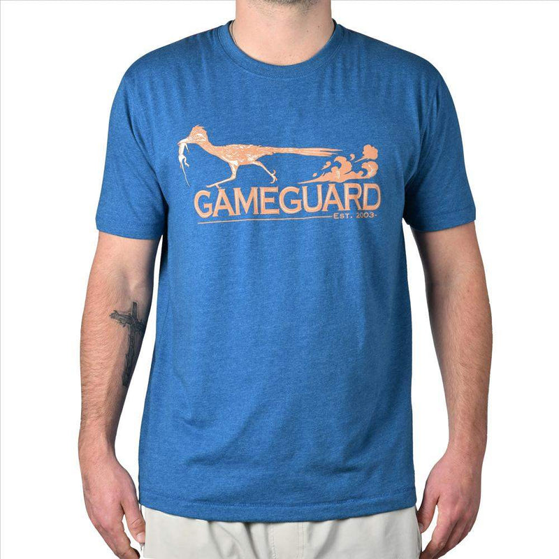 Game Guard Men's Road Runner Blue Graphic Tee