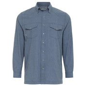 Men's Deep Water Pearl Snap Shirt
