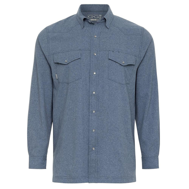 Men's Deep Water Pearl Snap Shirt
