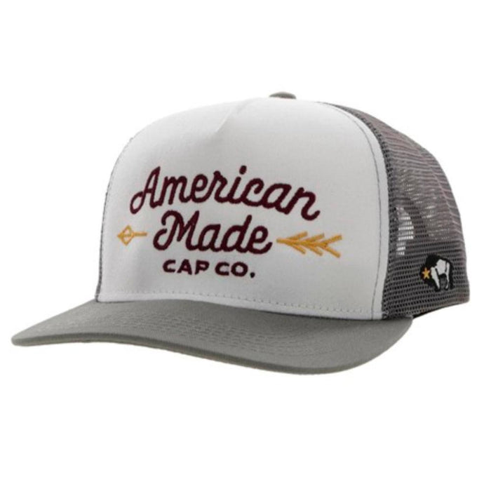 Men's Grey American Made Cap