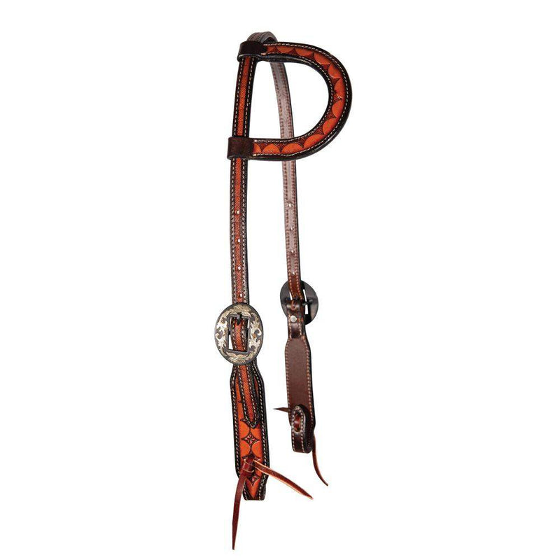 Professionals Choice Diamond Tooled Single Ear Headstall