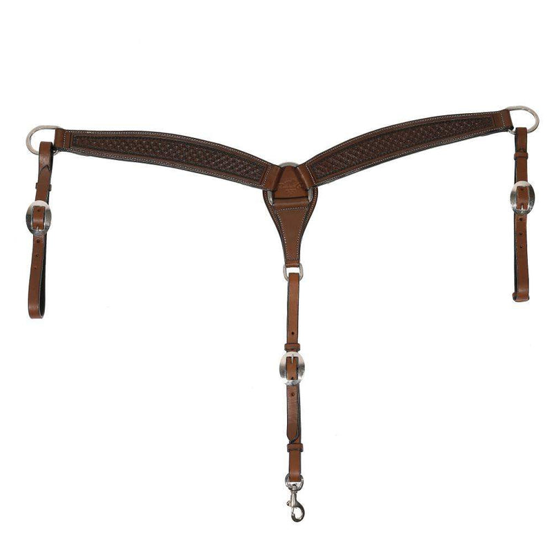 Professionals Choice Chocolate Carapace 2 Inch Breast Collar
