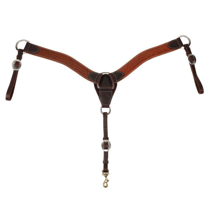 Professionals Choice Oiled Basket Stamp 2 Inch Contoured Breast Collar