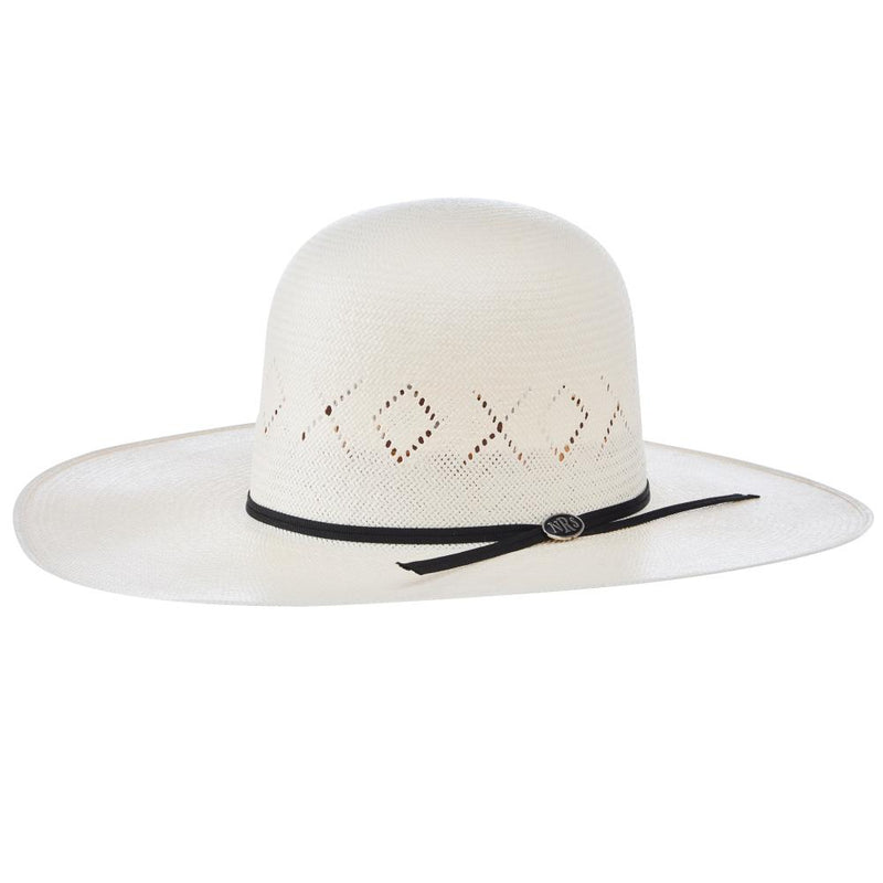 30X Shantung 4 1/2in Brim Open Crown 2 Cord Black Band Hat