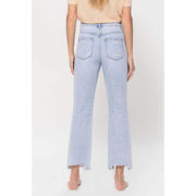 Flying Monkey Womens High Rise Vintage Crop Boyfriend Jean