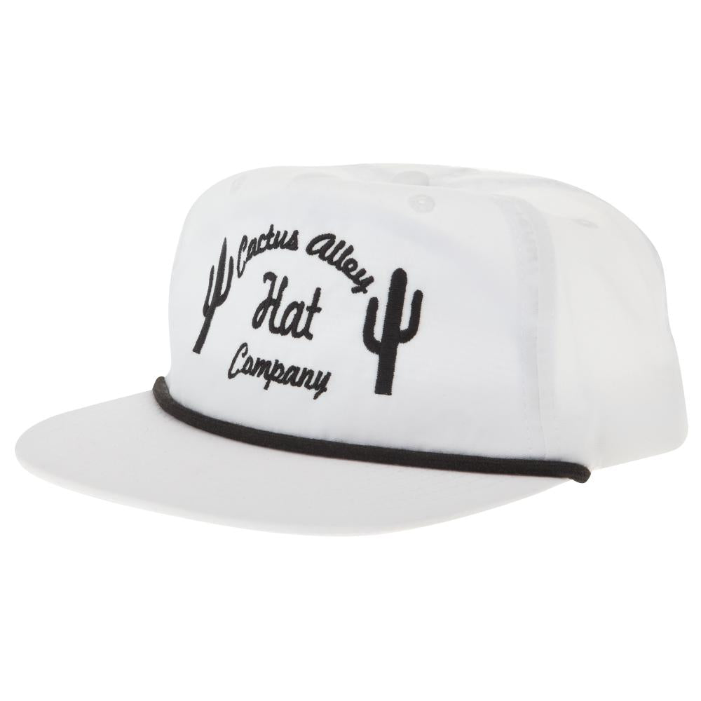 Cactus Alley Hat Co The Cactus White and Black Cap
