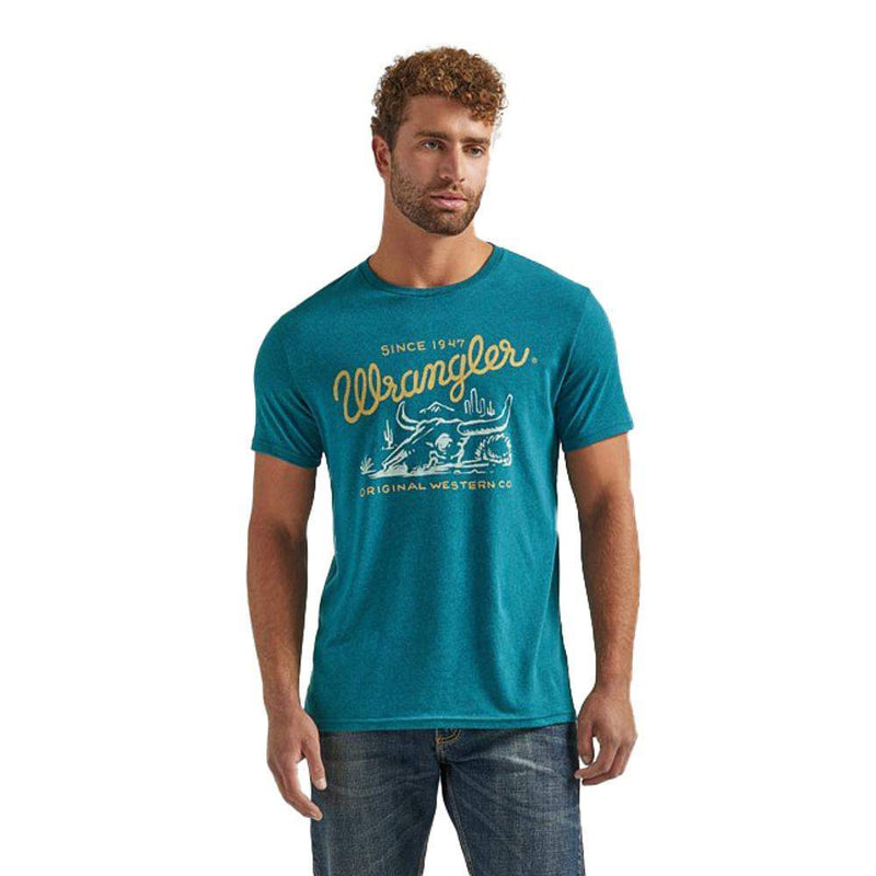 Wrangler Men's Vignette Logo T-Shirt