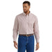 Men's Red Print Button Down Shirt