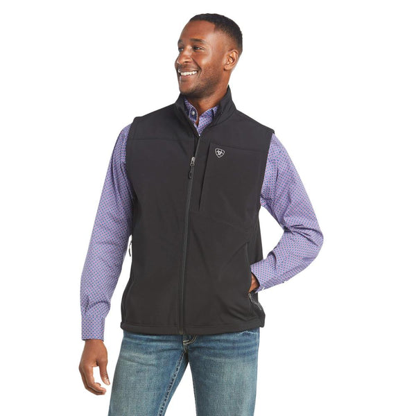 Ariat Men's Vernon 2.0 Black Softshell Vest