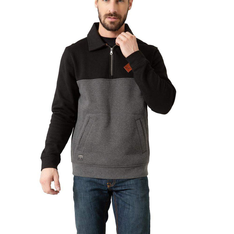 Kimes Ranch Men's Diamond Head Black Sweatshirt