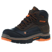Men`s Overpass 6In Mid WP Composite Toe Brown Work Boot