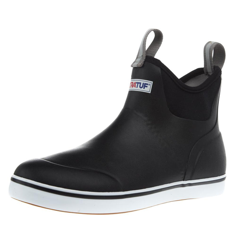 Men`s Black 6in Ankle Deck Boot