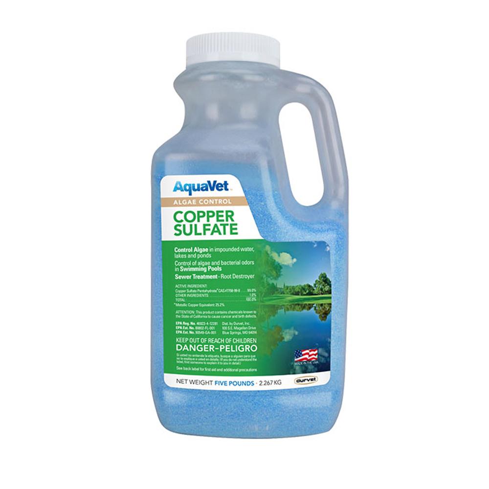 aquavet landscape and aquatic herbicide Aquavet Copper Sulfate Algae Control 5 Pound