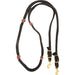Black 5 Braid Mohair Barrel Reins