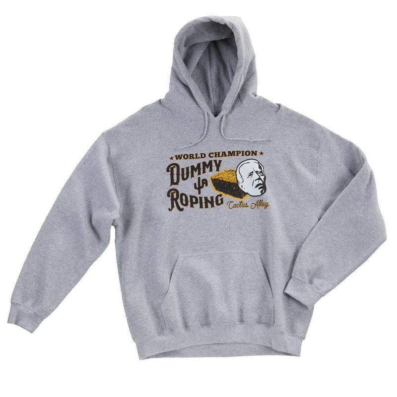 Cactus Alley Hat Co Men's Dummy Roping Grey Hoodie