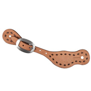 Alpine Roughout Buckstitched Spur Straps