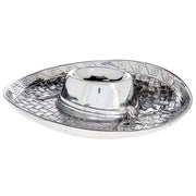 Lmt Design Pewter Sombrero Chip Dip Server