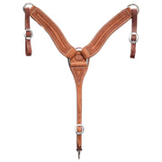 Heavy Oil Rope Border Roper Breast Collar