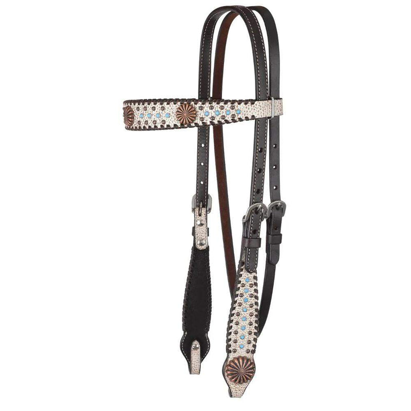 Dakota Pinwheel Browband Headstall