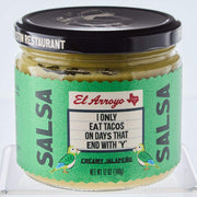 El Arroyo 12oz Creamy Jalapeno Salsa