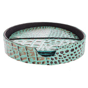 4pc Embossed Croc Coaster Set