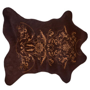 Baroque Mini Beige on Brown Cowhide