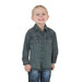 Boy's Cowboy Cut Long Sleeve Denim Snap Shirt