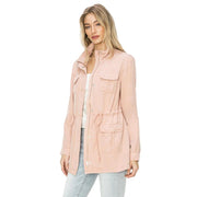 Women's Soft Pink Anorak Jacket