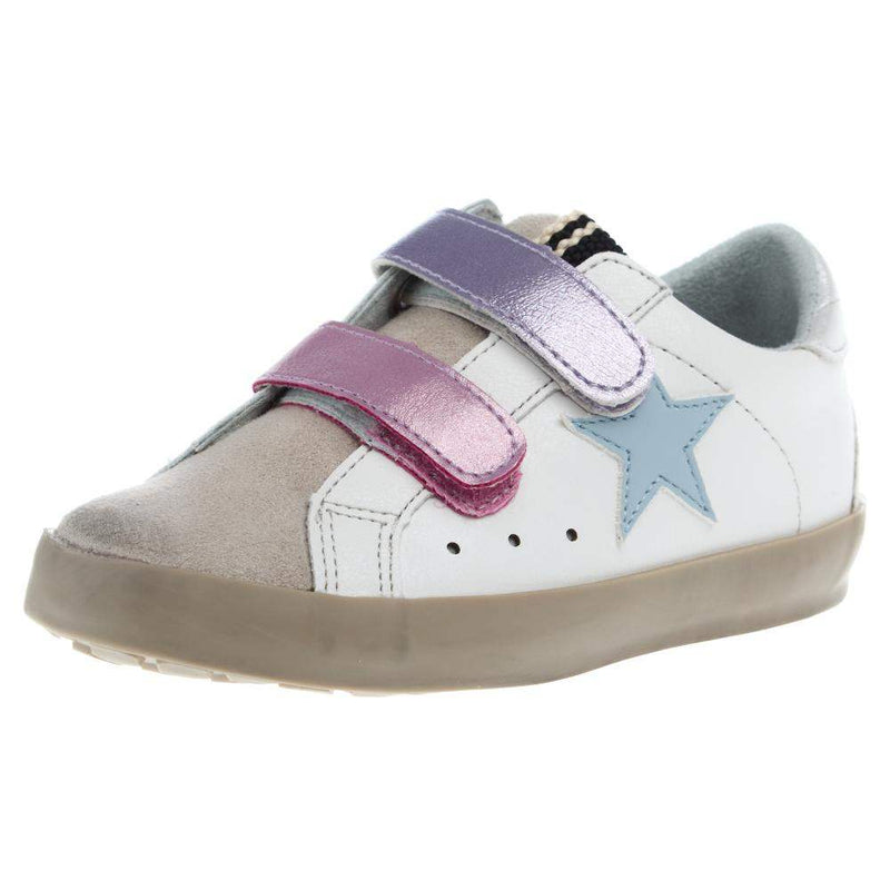 Sunny Toddlers Metallic Purple Velcro Sneaker