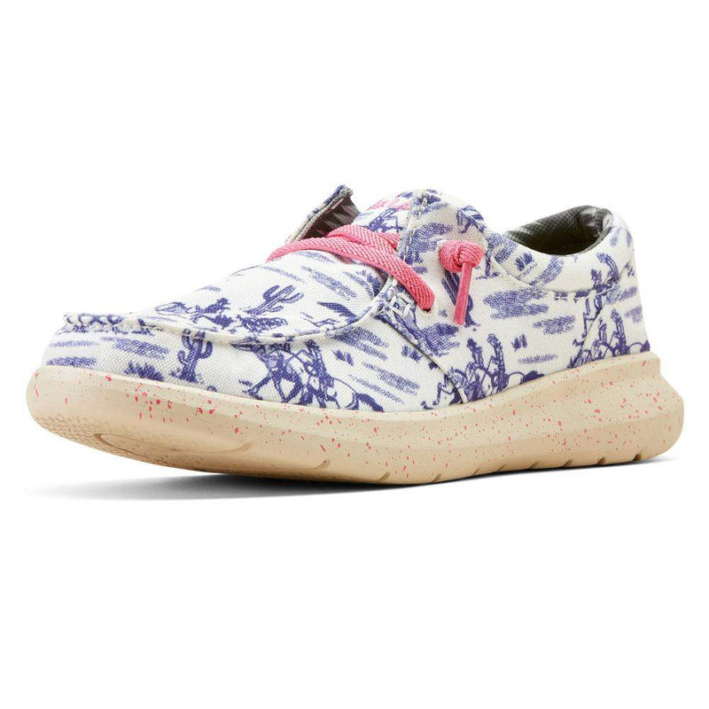 Ariat Women`s Navy Westbound Print Hilo Casual