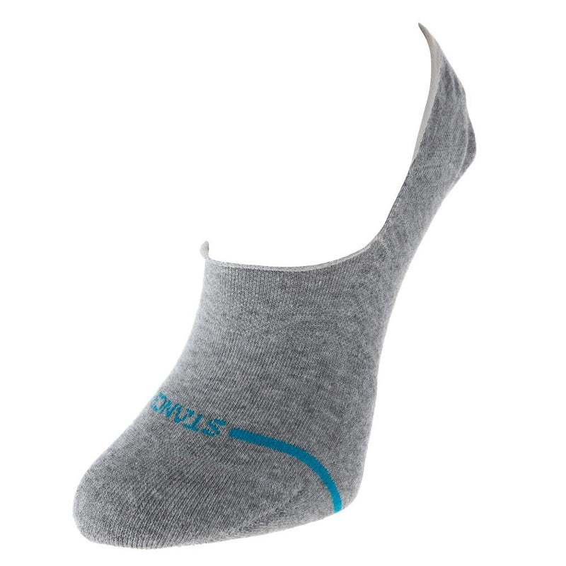 Icon No Show Heather Grey Socks